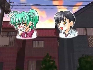 Anime 3d hentai girl plays sex games on the pc