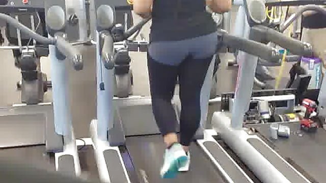 Big Butt on Treadmill