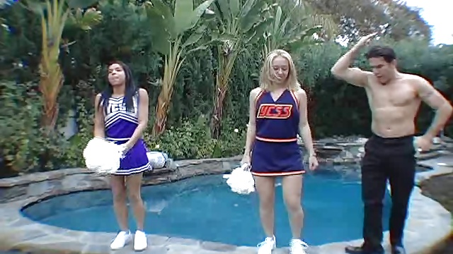 Goldie Cox and ebony cheerleader