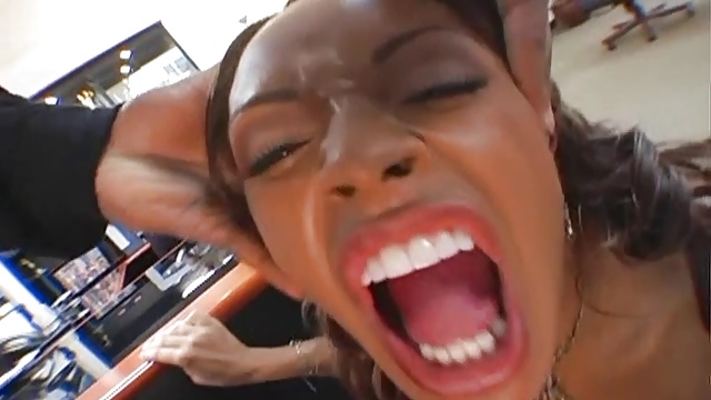 Hot Ebony Screwed By Huge Black Cock In Her Ass