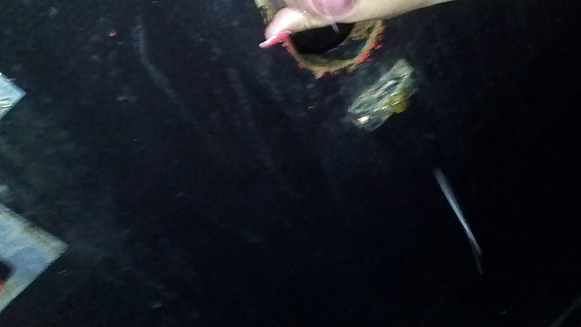 My wife at the glory holes